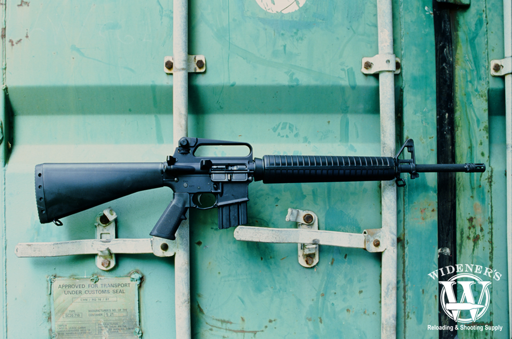 a photo of the Colt M16A2 in it's natural habitat 