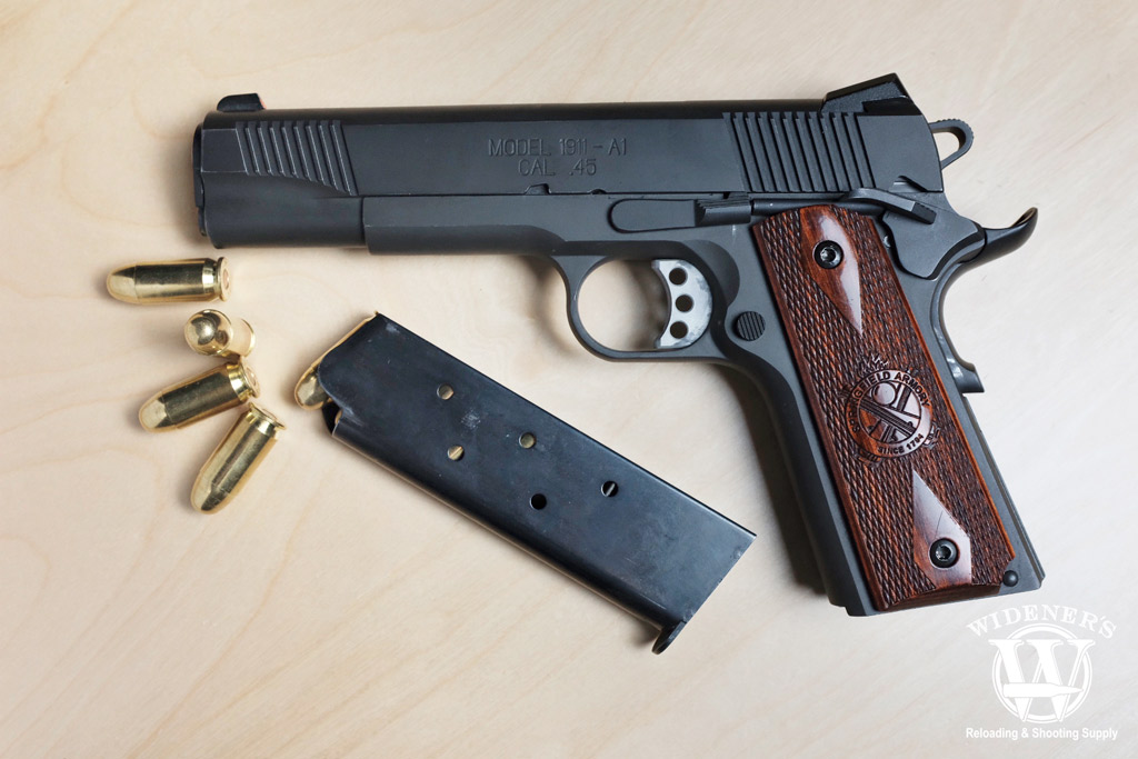 a photo of a Springfield 45 acp pistol 