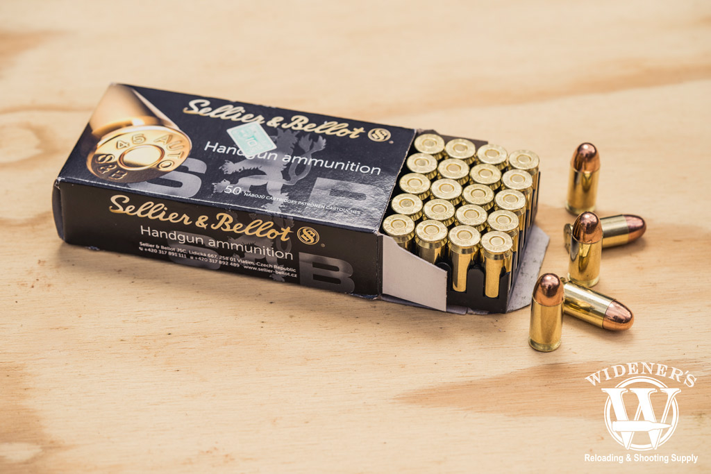 photo of sellier and bellot best 45 acp handgun ammo