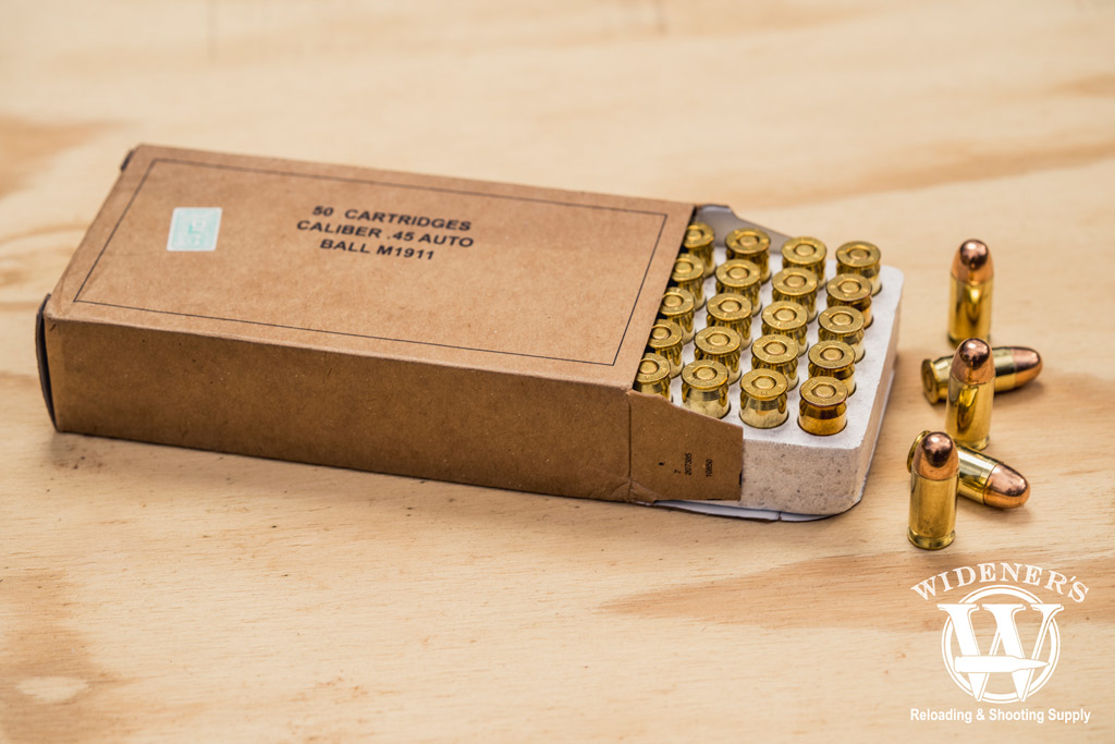 photo of winchester best 45 acp ammo ball cartridge