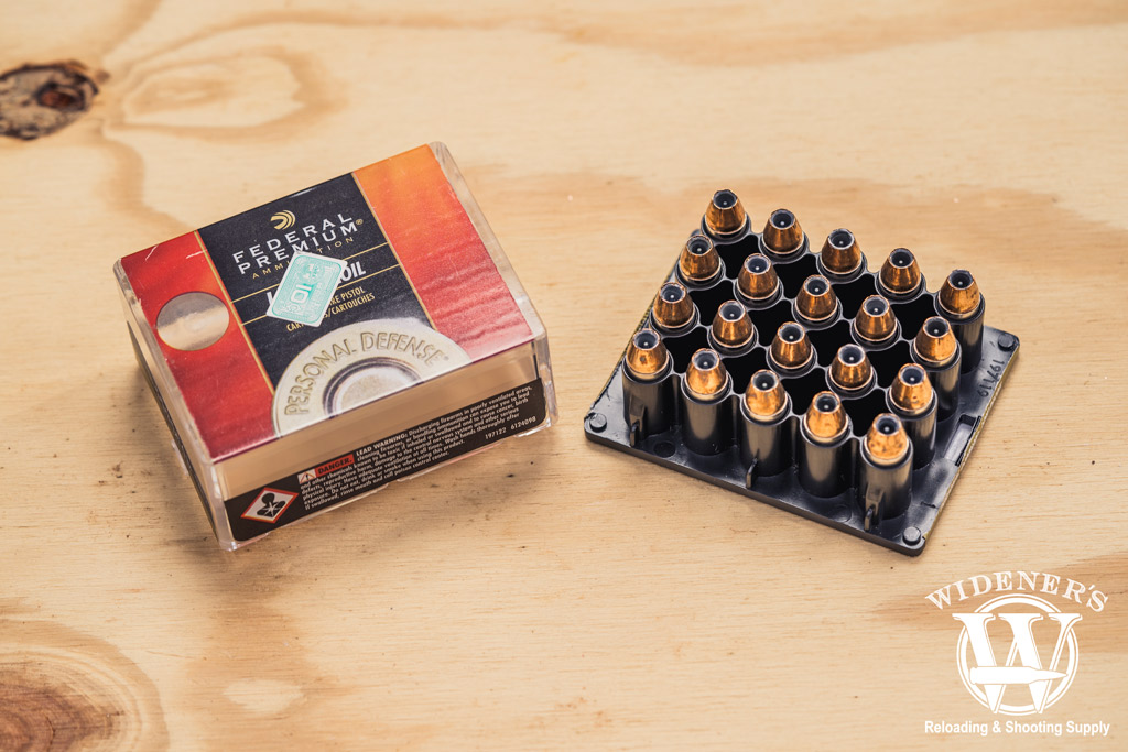 a photo of best 380 ammo federal premium low recoil self defense