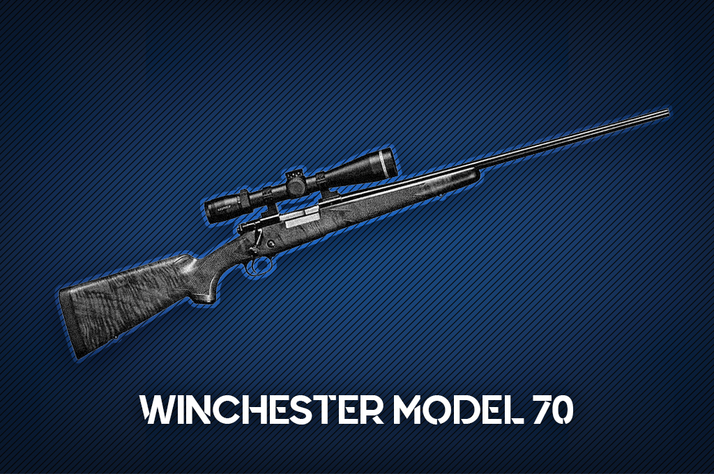 a photo of the Winchester Model 70 bolt action rifle