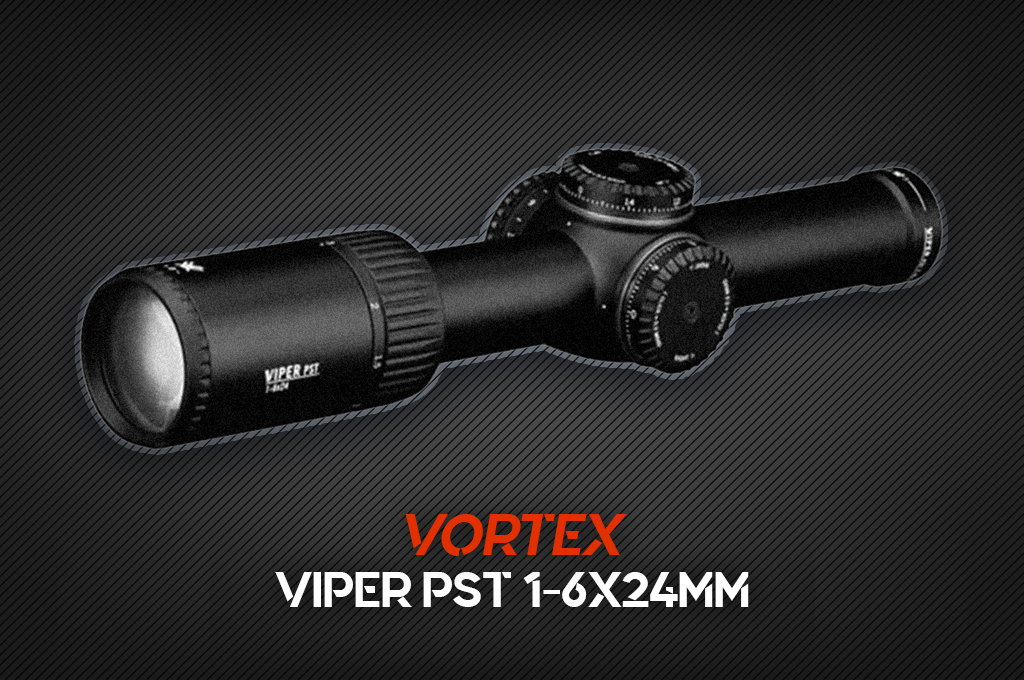 a photo of the best budget LPVO vortex viper PST 1-6x24mm