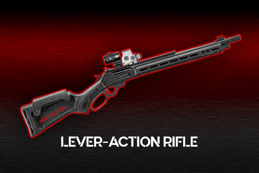 lever action rifle a photo of a lever action rifle