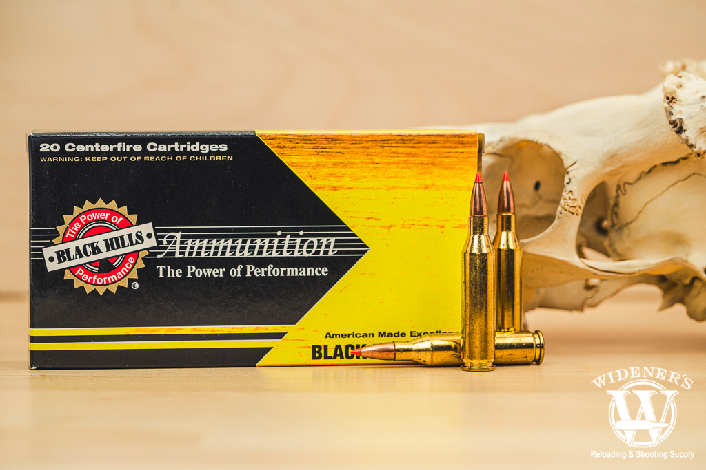 a photo of black hills .243 Winchester ammo