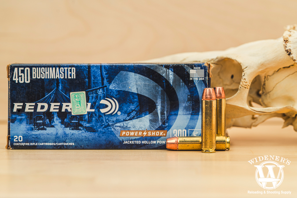 a photo of .450 Bushmaster ammo