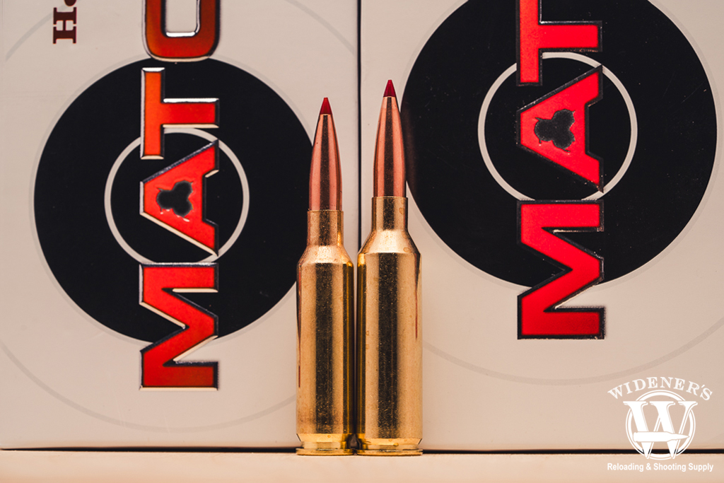 comparing the size of the 6.5 PRC VS 6.5 Creedmoor a photo comparing the size of the 6.5 PRC VS 6.5 Creedmoor