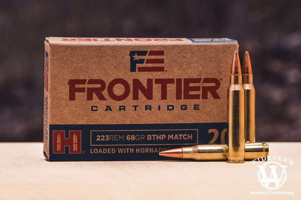 .223 Remington 68gr BTHP Match Frontier ammo a photo of .223 Remington 68gr BTHP Match Frontier ammo
