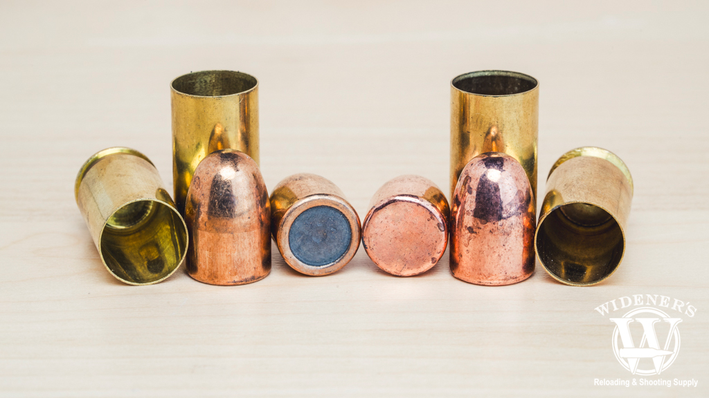 a photo comparing TMJ VS FMJ bullets
