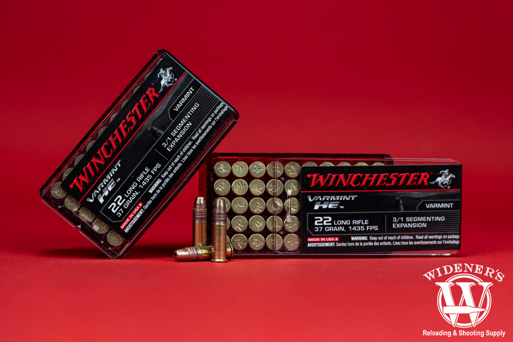 a photo of Winchester 22LR varmint HE ammo