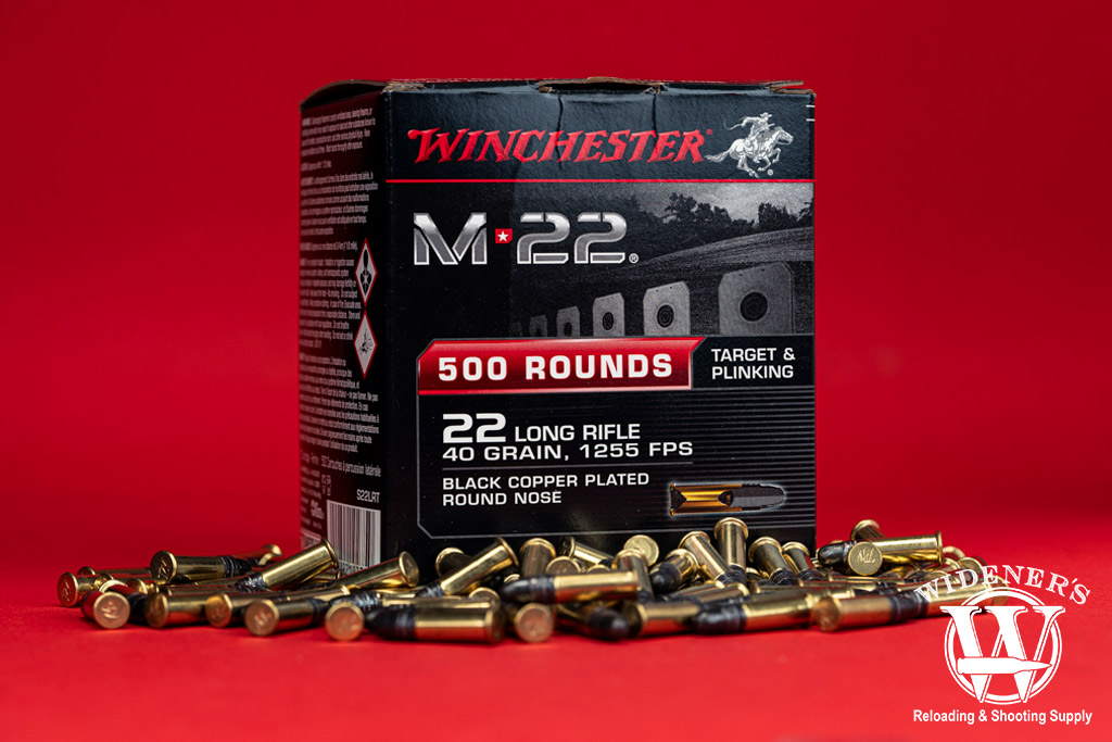 a photo of winchester M22 rimfire ammo