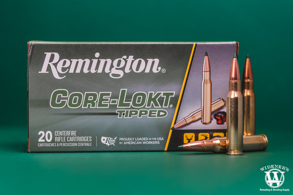 a photo of remmington core-Lokt tipped ammo