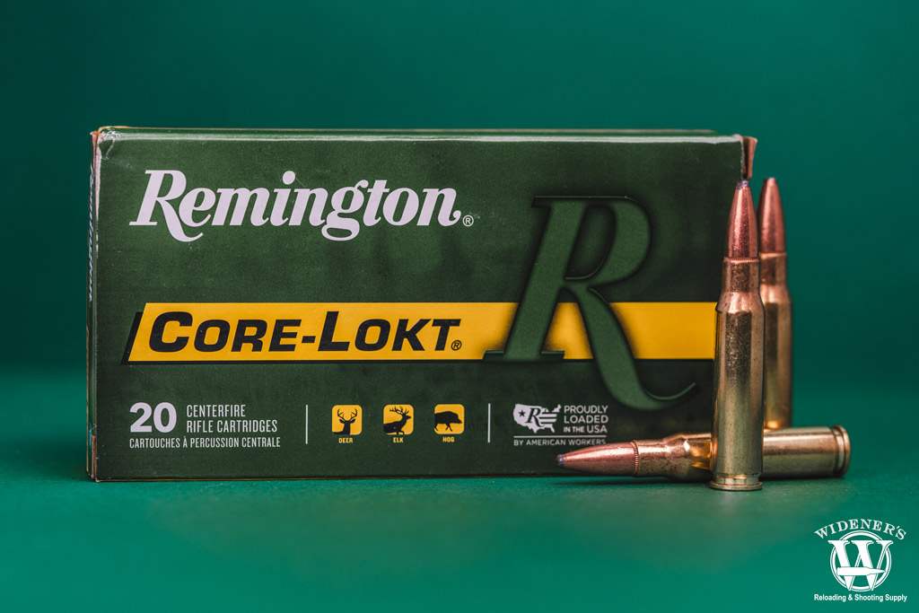 a photo of core-lokt remington 308 ammo