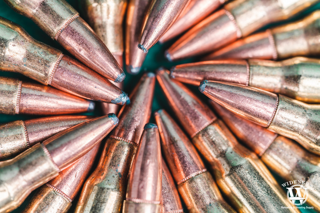 a macro photo of remington 308 ammo