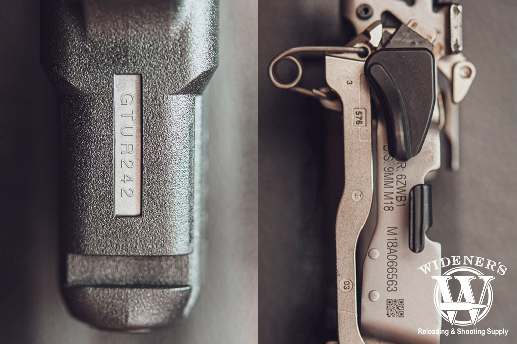 a photo of hand gun serial number examples