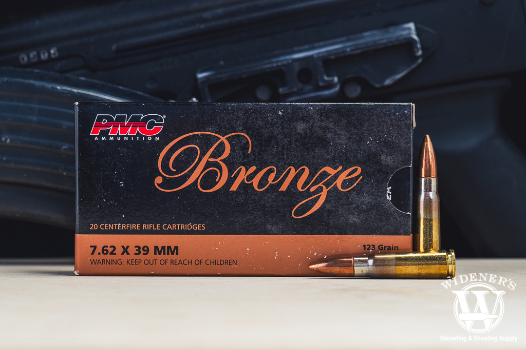 PMC bronze 7.62x39 ammo a photo of PMC bronze 7.62x39 ammo