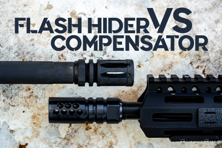 flash hider vs muzzle brake photo