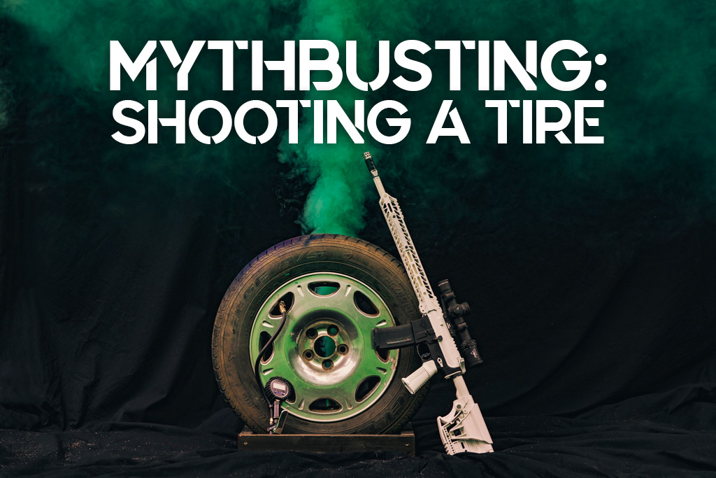 shooting a tire