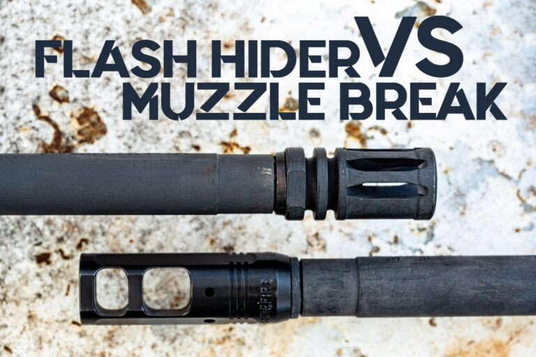 flash hider vs muzzle brake for suppressor