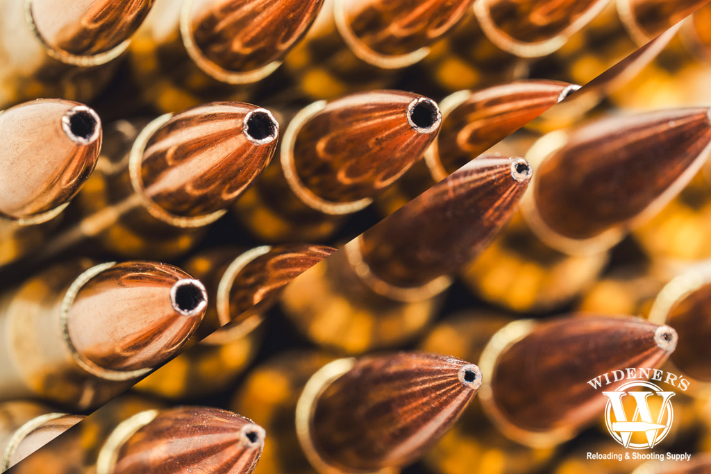 comparing Open Tip Match VS Hollow Point a photo comparing Open Tip Match VS Hollow Point