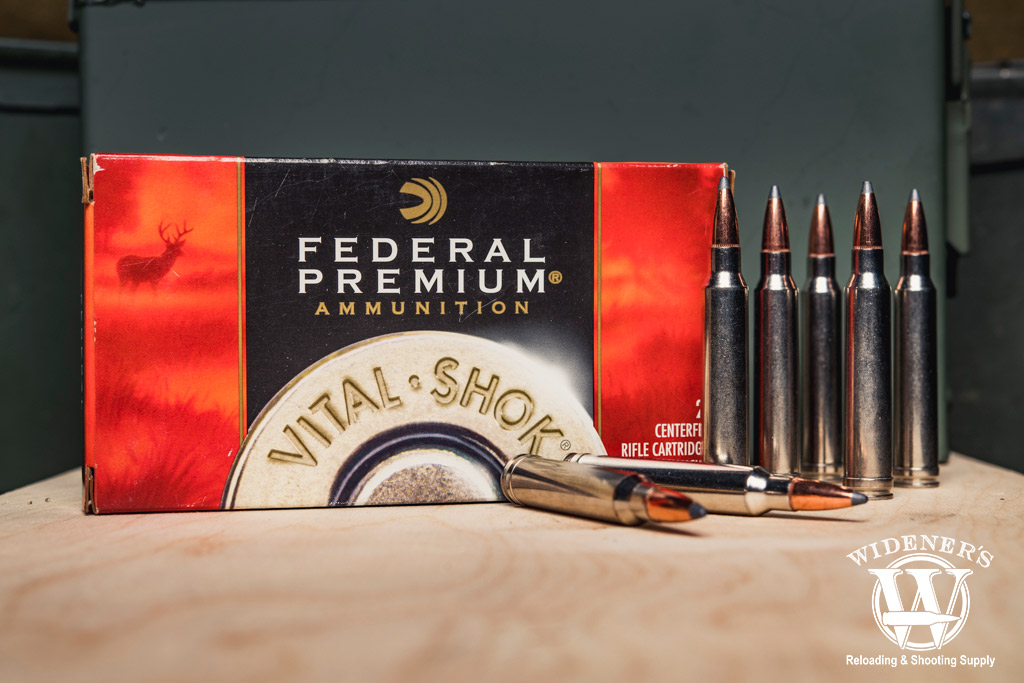 a photo of federal 300 Win Mag Vital Shok 165gr bullets