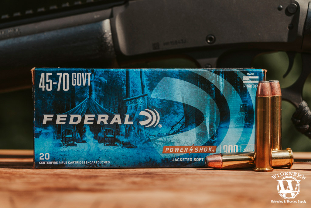 a photo of Federal Power-Shok 300gr best 45-70 ammo