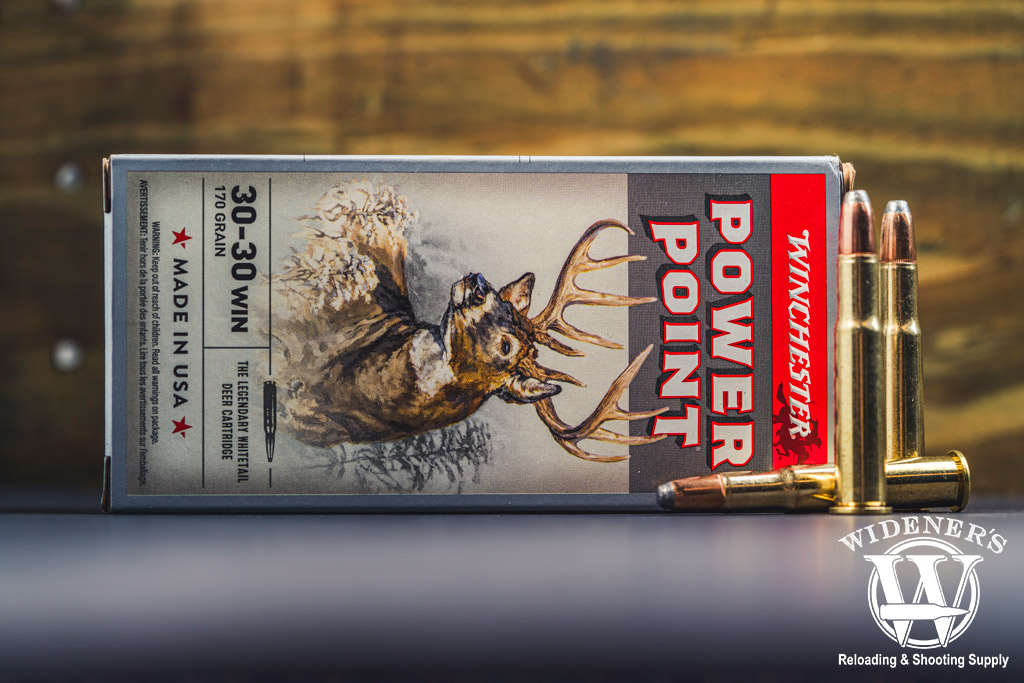 a photo of winchester power point 170gr ammo