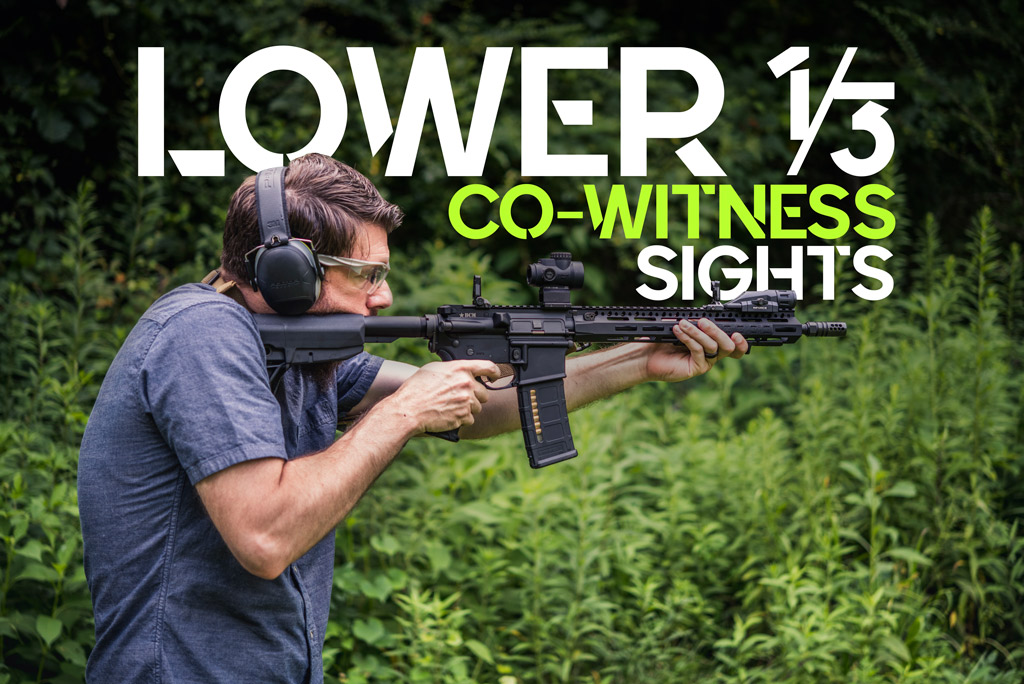 lower 1/3 co-witness sights