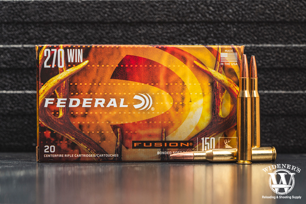 a photo of Federal Fusion 150gr hunting ammo