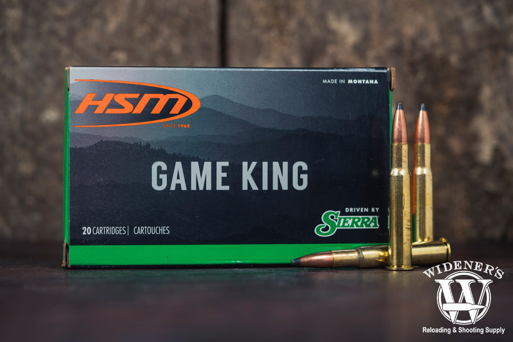 a photo of HSM Sierra Game King 165-Grain SP ammo