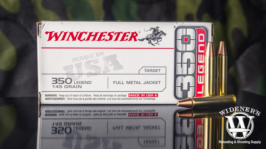 a photo of winchester's 350 legend ammo
