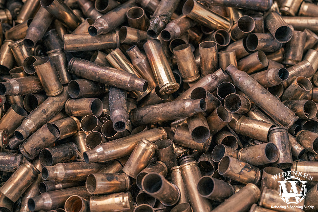 a photo of spent brass casings