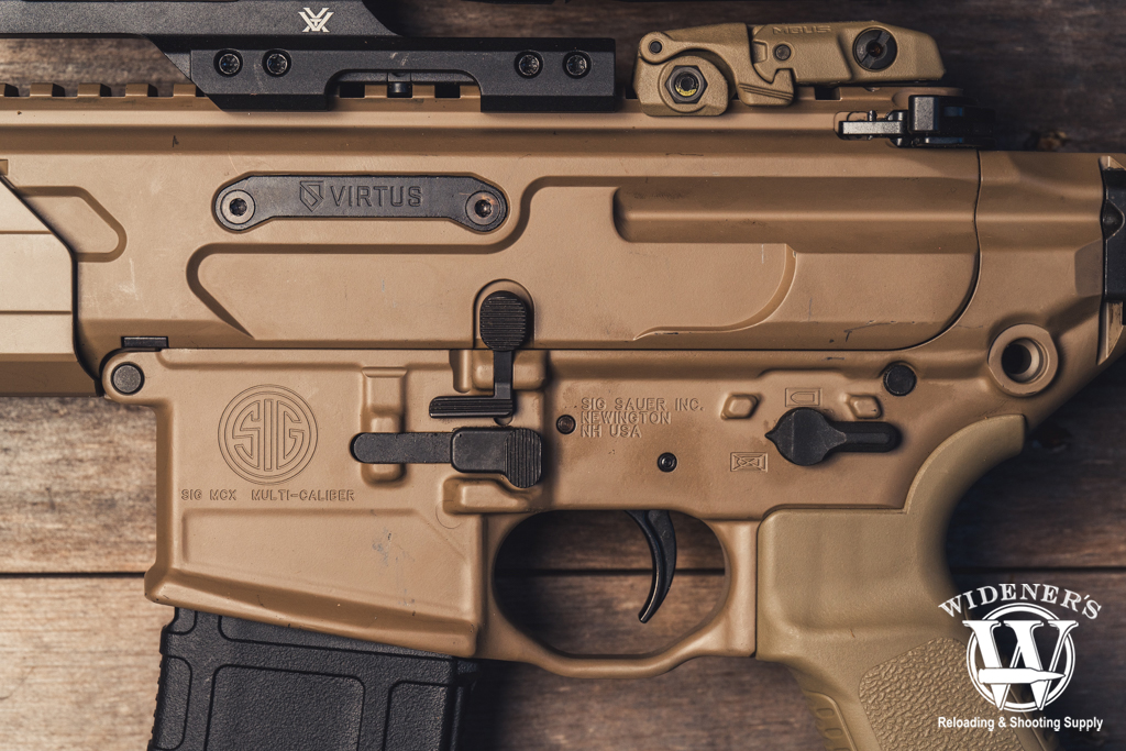 lower receiver of the MCX Virtus a photo of the lower receiver of the MCX Virtus