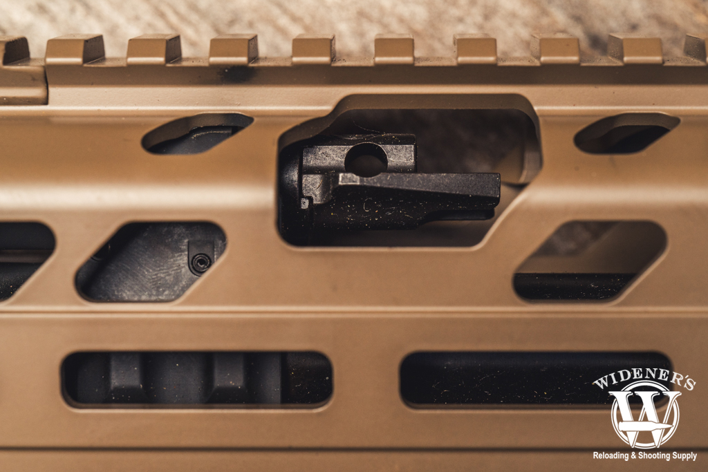 SIG Sauer MCX Virtus adjustable gas system a photo of the SIG Sauer MCX Virtus adjustable gas system