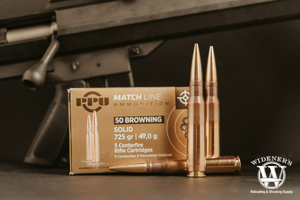 a photo of PPU 725 grain solid brass match ammo