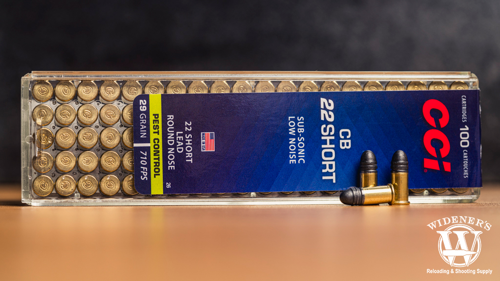 A photo of the best 22 short ammo CCI CB