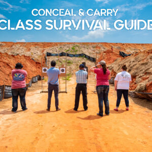a photo of a conceal and carry class outdoors