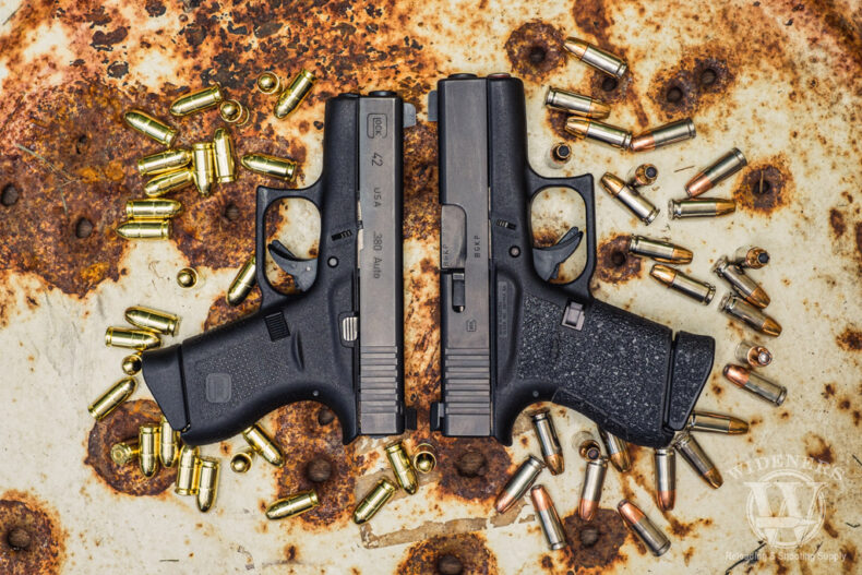 a photo of Glock 42 VS 43