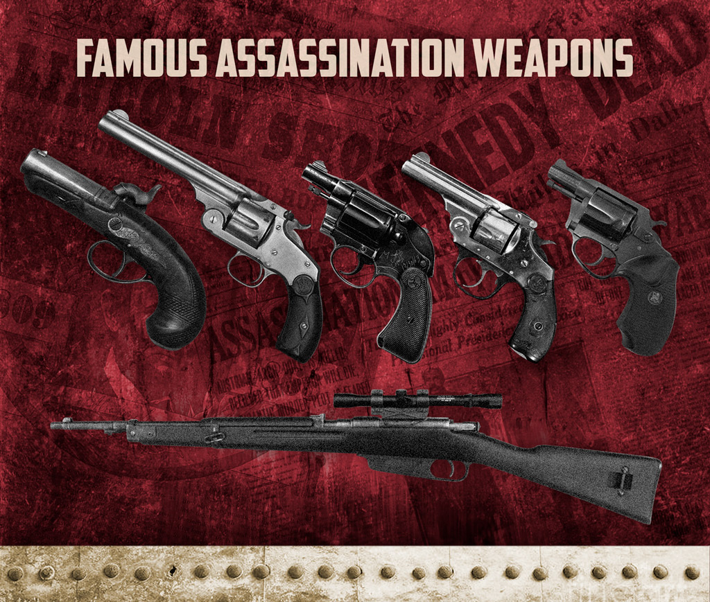 photos of guns used in famous assassinations