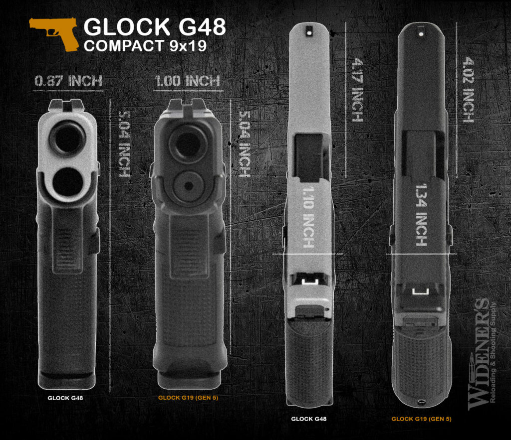 Glock Size Chart