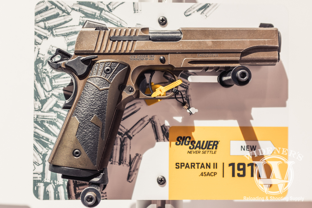 photo of the Sig Spartan II is chambered in .45 ACP at shot show 2019