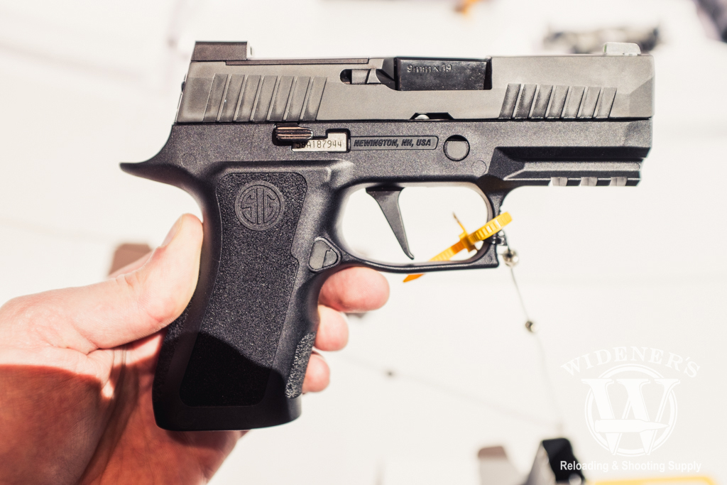 photo of the sig p320 x compact pistol at shot show 2019