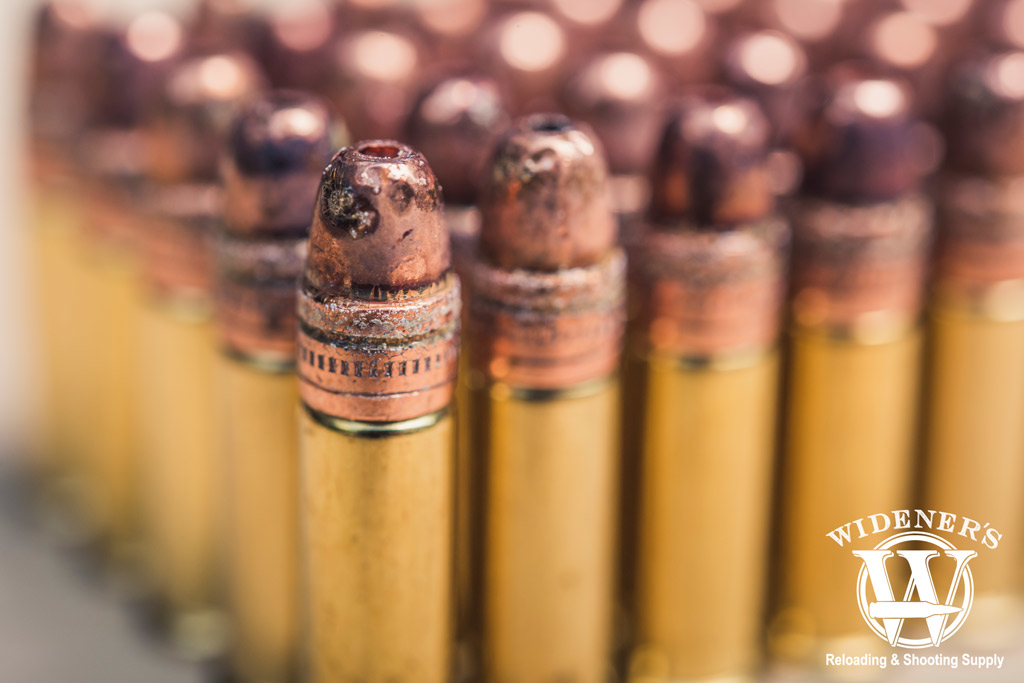 photo of .22 LR hollow point ammunition 