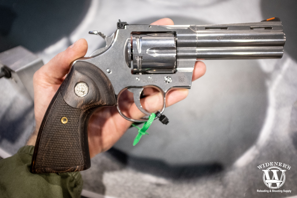 a photo of the new colt python revolver chambered in 357 magnum