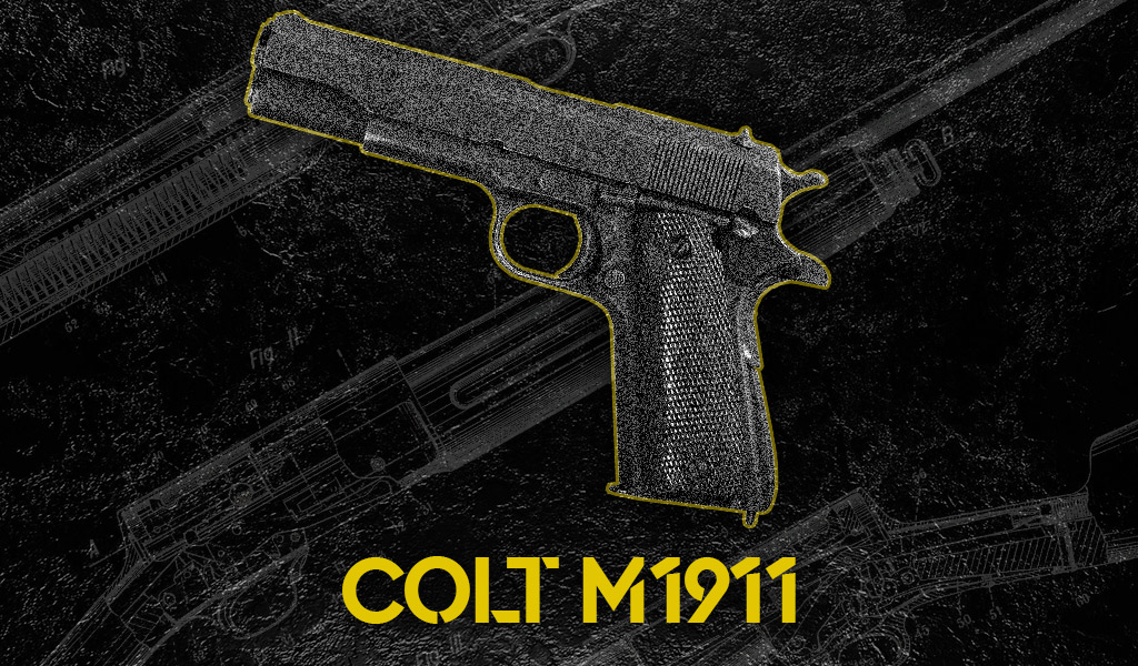 photo of the colt 1911 designed by john moses browning