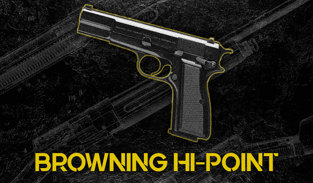 photo of the browning hi-point 9mm handgun designed by john moses browning