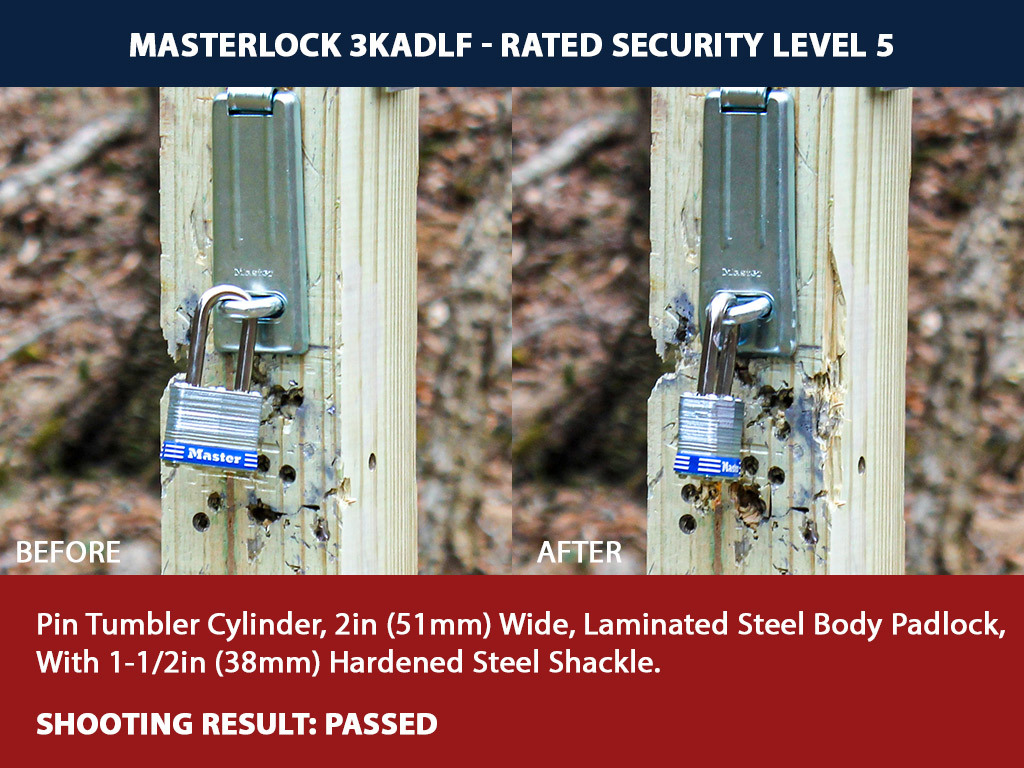 a photo of Masterlock 3KADLF padlock