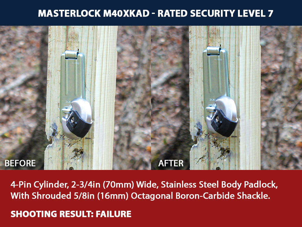 a photo of Masterlock M40XKAD padlock