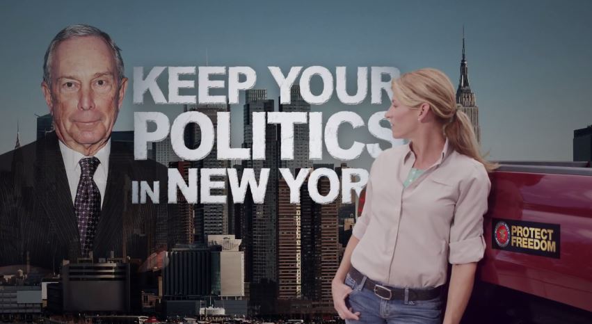 NRA attack ad against bloomberg