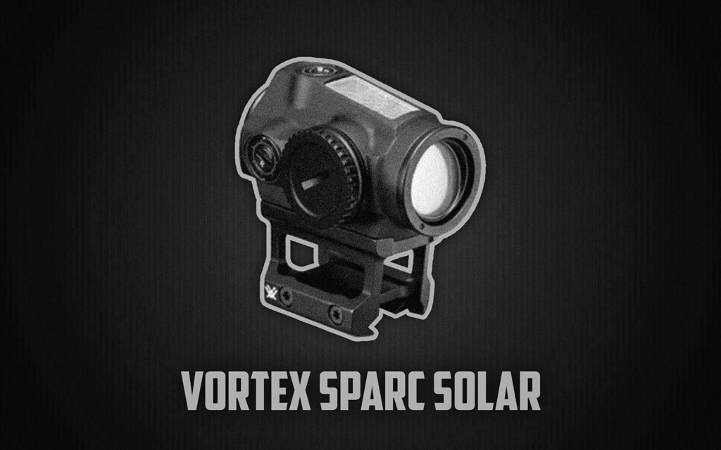 a photo of the vortex spark solar red dot optic